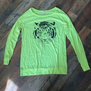 No Boundaries Neon Green Tee